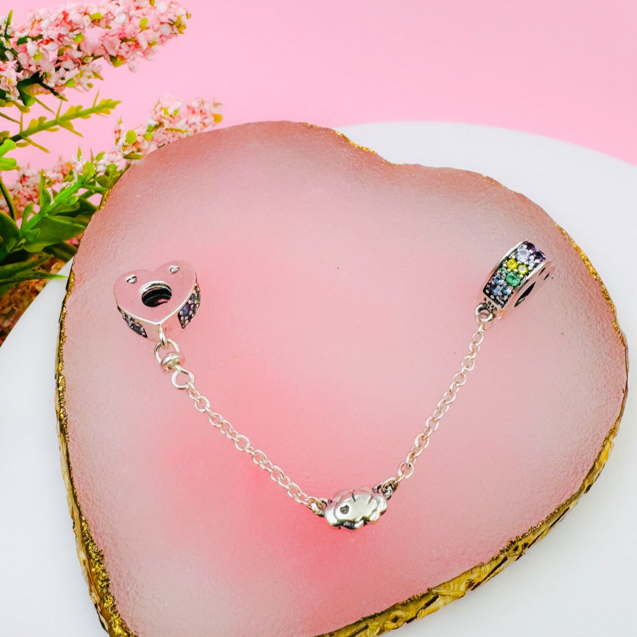 Cadena de seguridad Arcoiris del amor